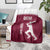 Custom Qatar Cricket Blanket Go Champions Qataris Flag Style