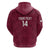 Custom Qatar Cricket Zip Hoodie Go Champions Qataris Flag Style - Wonder Print Shop