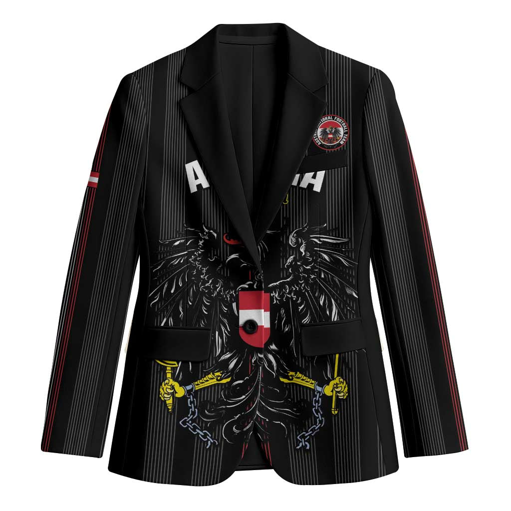 Custom Austria Football Blazer 2026 Go Das Team Striped Style - Wonder Print Shop
