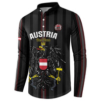 Custom Austria Football Button Sweatshirt 2026 Go Das Team Striped Style - Wonder Print Shop
