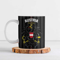 Custom Austria Football Ceramic Mug 2026 Go Das Team Striped Style - Wonder Print Shop
