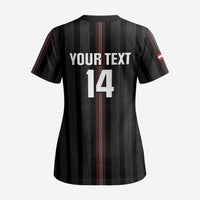 Custom Austria Football Scrub Top 2026 Go Das Team Striped Style - Wonder Print Shop