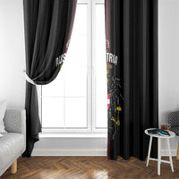 Austria Football Window Curtain 2026 Go Das Team Striped Style - Wonder Print Shop