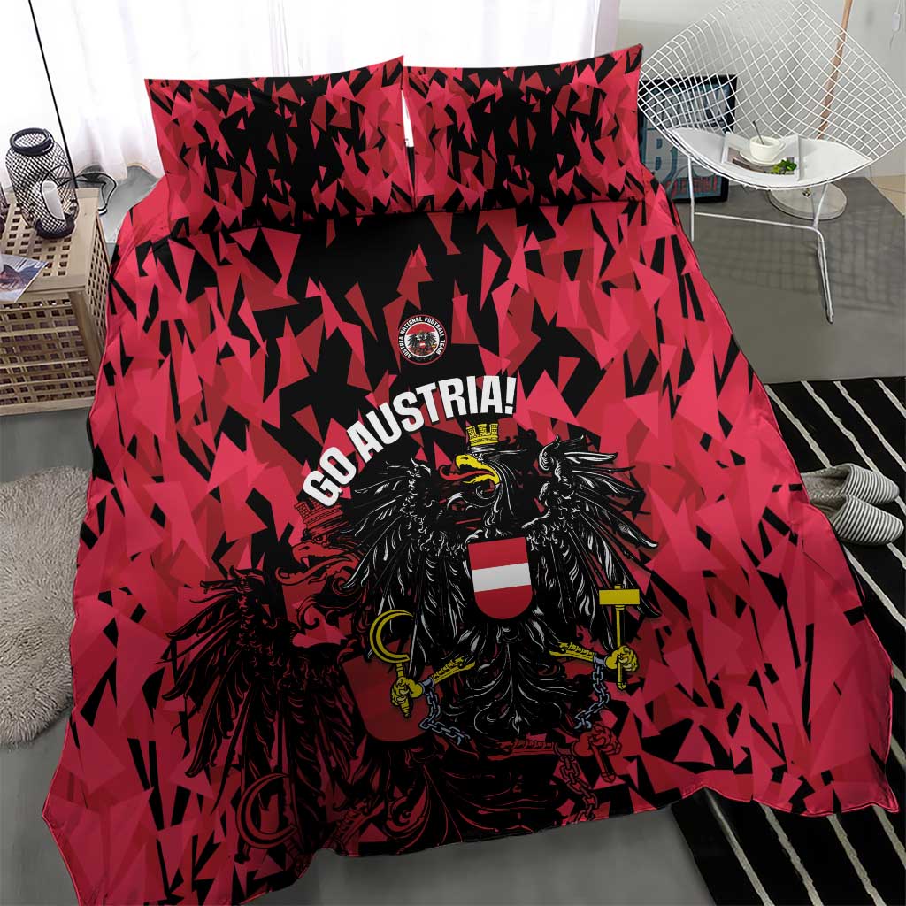 Austria Football Bedding Set 2026 Das Team Black Eagle - Wonder Print Shop