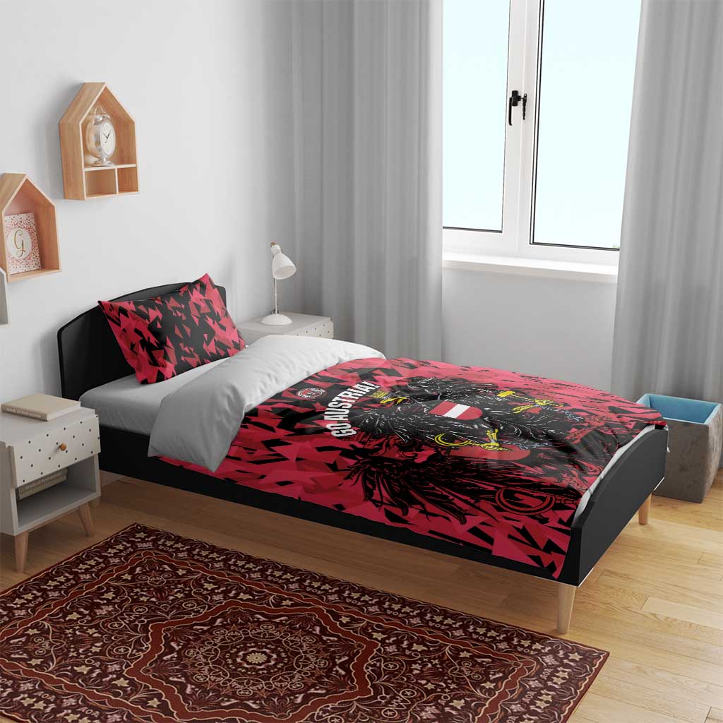 Austria Football Bedding Set 2026 Das Team Black Eagle - Wonder Print Shop