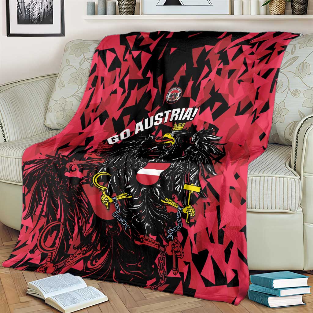 Austria Football Blanket 2026 Das Team Black Eagle - Wonder Print Shop