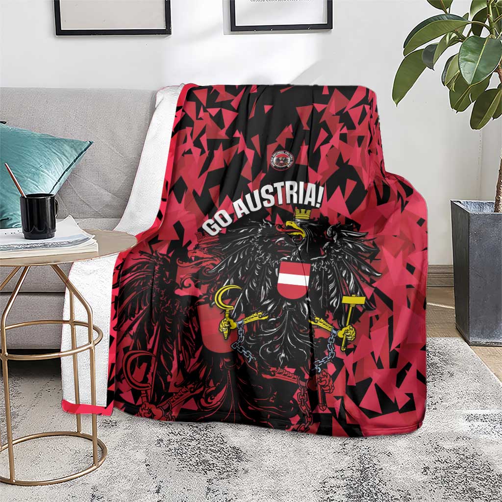 Austria Football Blanket 2026 Das Team Black Eagle - Wonder Print Shop