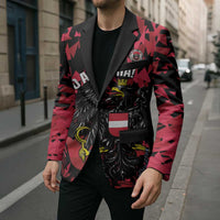 Custom Austria Football Blazer 2026 Das Team Black Eagle - Wonder Print Shop