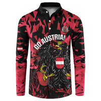 Custom Austria Football Button Sweatshirt 2026 Das Team Black Eagle - Wonder Print Shop