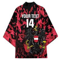 Custom Austria Football Kimono 2026 Das Team Black Eagle - Wonder Print Shop
