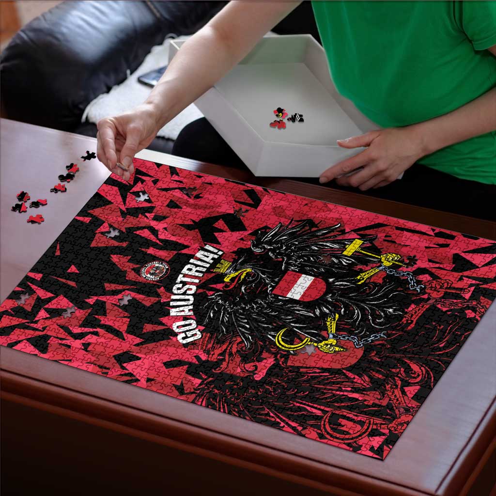 Austria Football Puzzle 2026 Das Team Black Eagle - Wonder Print Shop