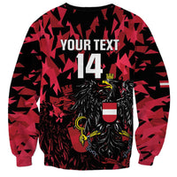 Custom Austria Football Sweatshirt 2026 Das Team Black Eagle - Wonder Print Shop