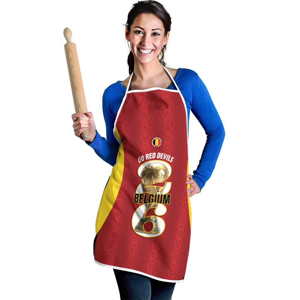 Belgium Football Apron 2026 Go De Rode Duivels - Wonder Print Shop