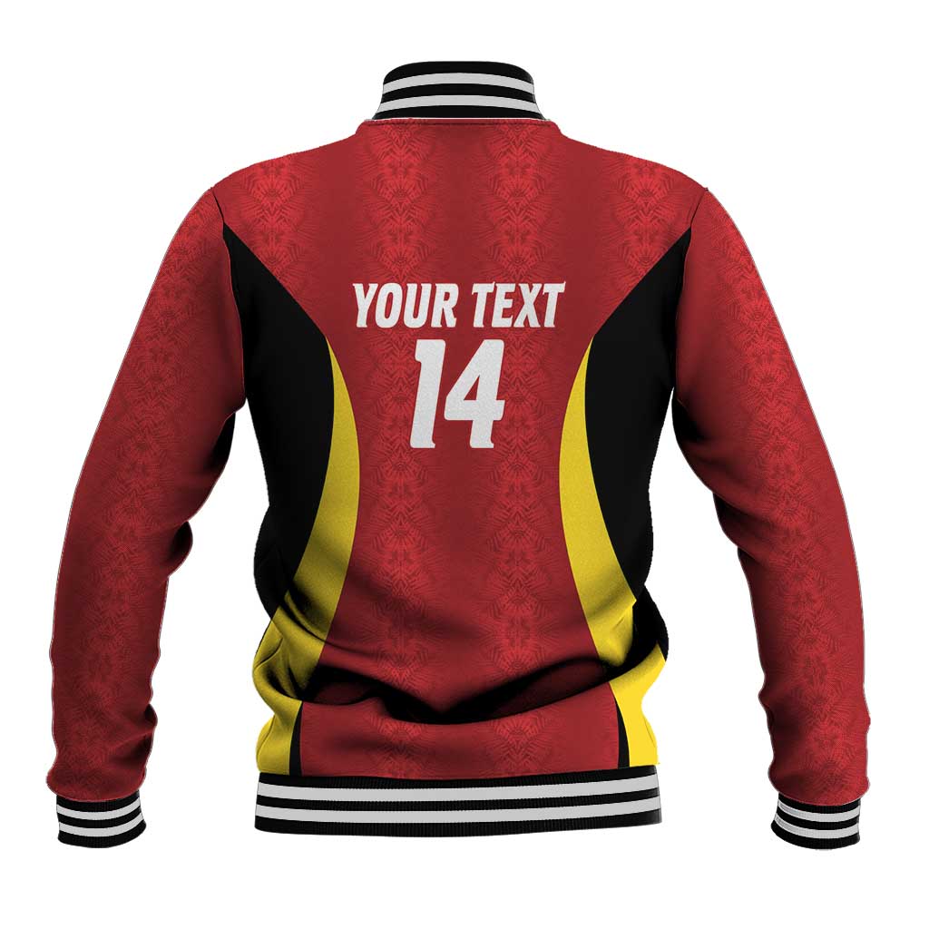Custom Belgium Football Baseball Jacket 2026 Go De Rode Duivels - Wonder Print Shop