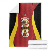 Belgium Football Blanket 2026 Go De Rode Duivels - Wonder Print Shop