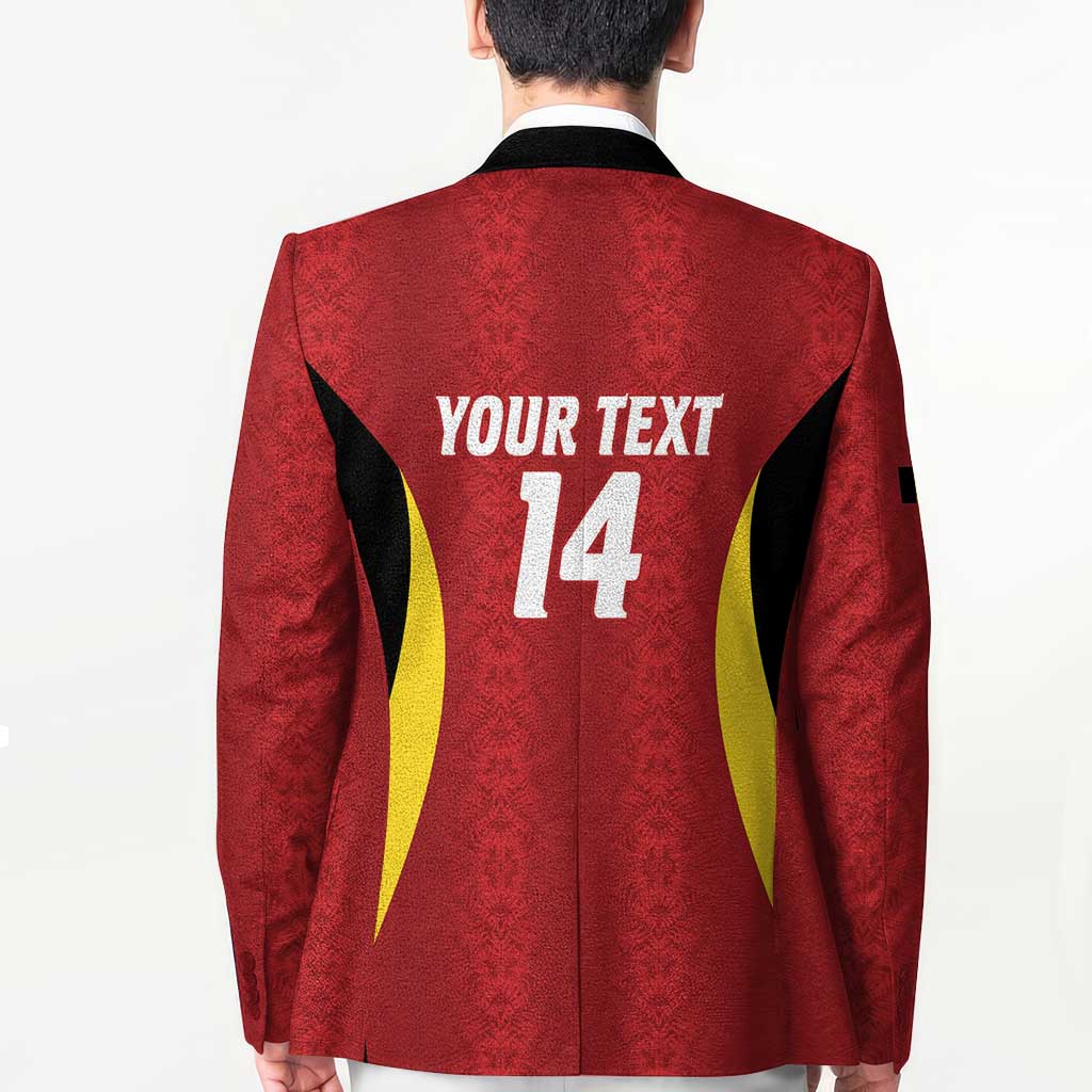 Custom Belgium Football Blazer 2026 Go De Rode Duivels - Wonder Print Shop