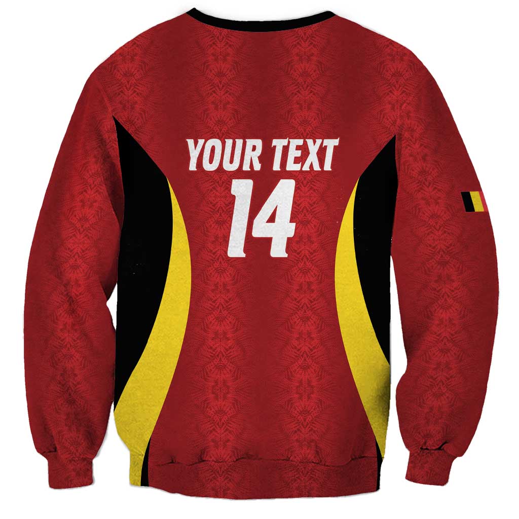 Custom Belgium Football Sweatshirt 2026 Go De Rode Duivels - Wonder Print Shop