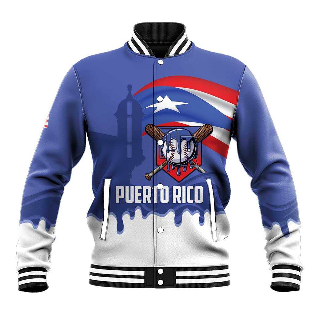 Puerto Rico 2026 Baseball Custom Baseball Jacket Go Puerto Rican El Morro Drip Style