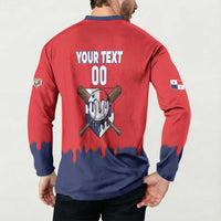 Panama 2026 Baseball Custom Button Sweatshirt Go Champions Drip Style
