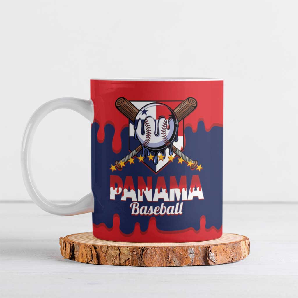 Panama 2026 Baseball Custom Ceramic Mug Go Champions Drip Style