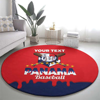 Panama 2026 Baseball Custom Round Carpet Go Champions Drip Style