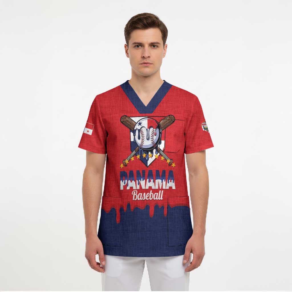 Panama 2026 Baseball Custom Scrub Top Go Champions Drip Style