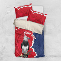 Panama 2026 Football Custom Bedding Set Los Canaleros Harpy Eagle