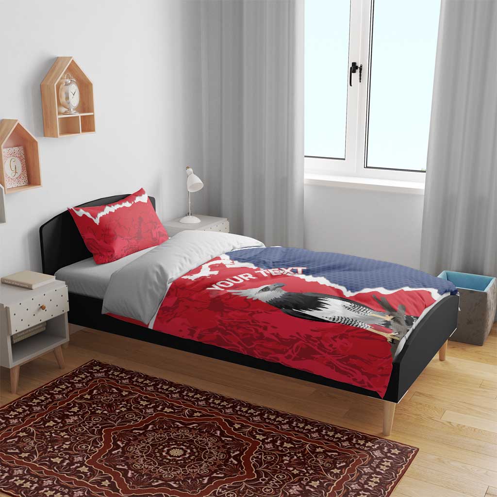 Panama 2026 Football Custom Bedding Set Los Canaleros Harpy Eagle