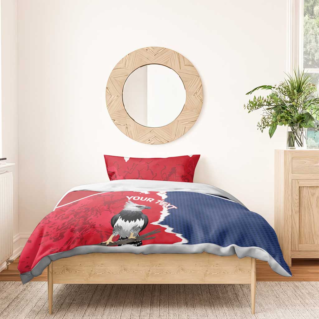 Panama 2026 Football Custom Bedding Set Los Canaleros Harpy Eagle