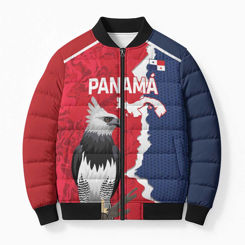 Panama 2026 Football Custom Bomber Puffer Jacket Los Canaleros Harpy Eagle