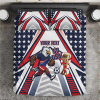 USA 2026 Soccer Custom Bedding Set United States Eagle Go Champions