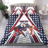 USA 2026 Soccer Custom Bedding Set United States Eagle Go Champions
