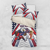 USA 2026 Soccer Custom Bedding Set United States Eagle Go Champions