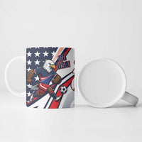 USA 2026 Soccer Custom Ceramic Mug United States Eagle Go Champions