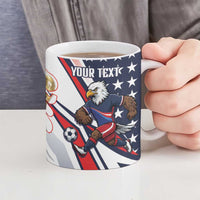 USA 2026 Soccer Custom Ceramic Mug United States Eagle Go Champions