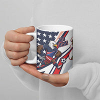 USA 2026 Soccer Custom Ceramic Mug United States Eagle Go Champions