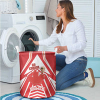 Canada 2026 Soccer Custom Laundry Basket Les Rouges Go Champions