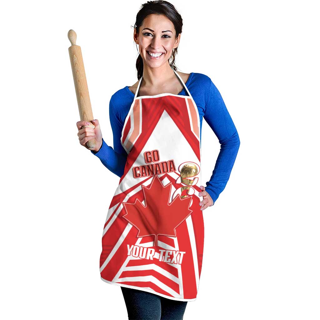 Canada 2026 Soccer Custom Apron Les Rouges Go Champions