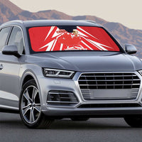 Canada 2026 Soccer Custom Auto Sun Shade Les Rouges Go Champions