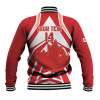 Canada 2026 Soccer Custom Baseball Jacket Les Rouges Go Champions