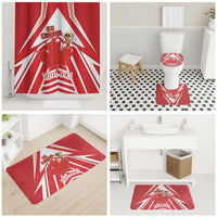 Canada 2026 Soccer Custom Bathroom Set Les Rouges Go Champions