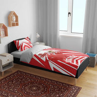 Canada 2026 Soccer Custom Bedding Set Les Rouges Go Champions
