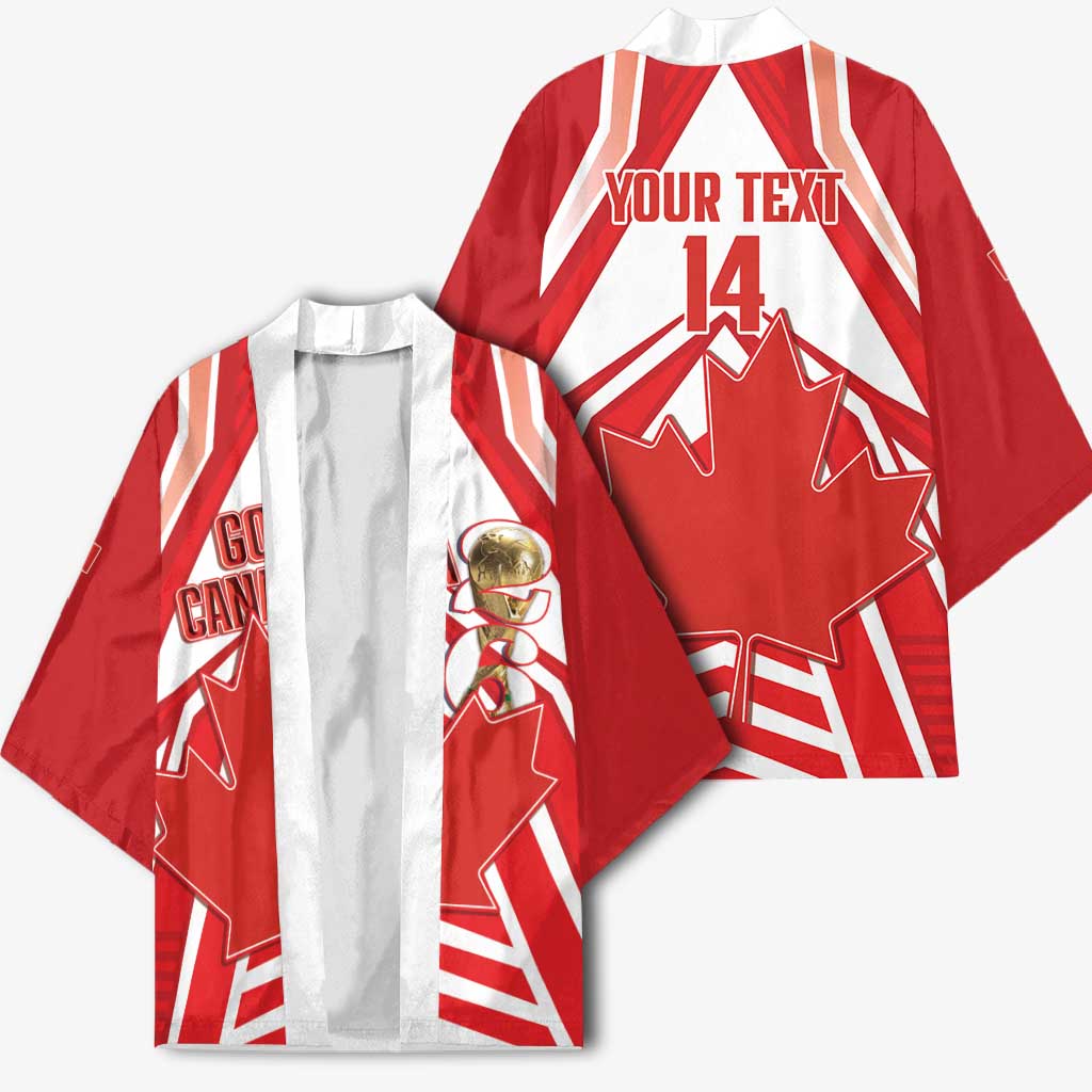 Canada 2026 Soccer Custom Kimono Les Rouges Go Champions