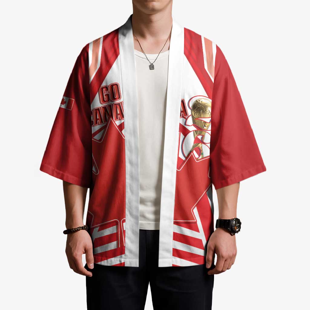 Canada 2026 Soccer Custom Kimono Les Rouges Go Champions