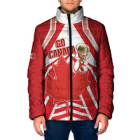 Canada 2026 Soccer Custom Padded Jacket Les Rouges Go Champions