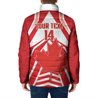 Canada 2026 Soccer Custom Padded Jacket Les Rouges Go Champions
