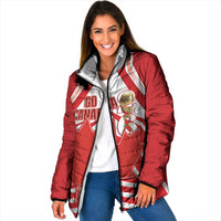 Canada 2026 Soccer Custom Padded Jacket Les Rouges Go Champions