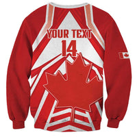 Canada 2026 Soccer Custom Sweatshirt Les Rouges Go Champions