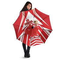 Canada 2026 Soccer Custom Umbrella Les Rouges Go Champions