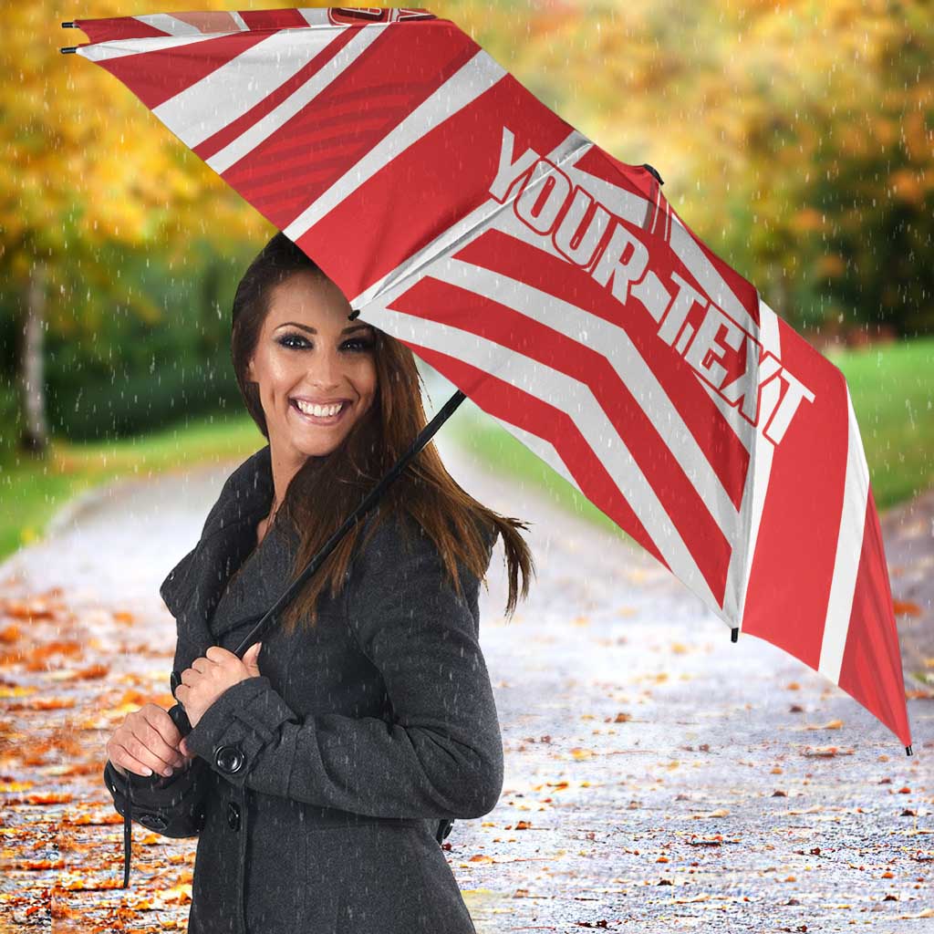 Canada 2026 Soccer Custom Umbrella Les Rouges Go Champions